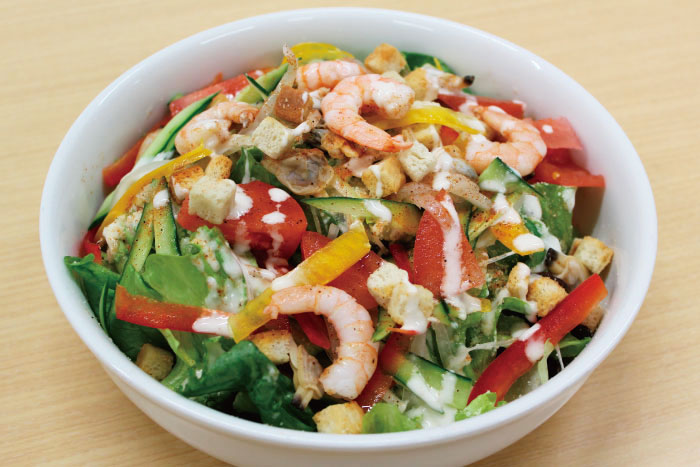 Seafood Caesar Salad